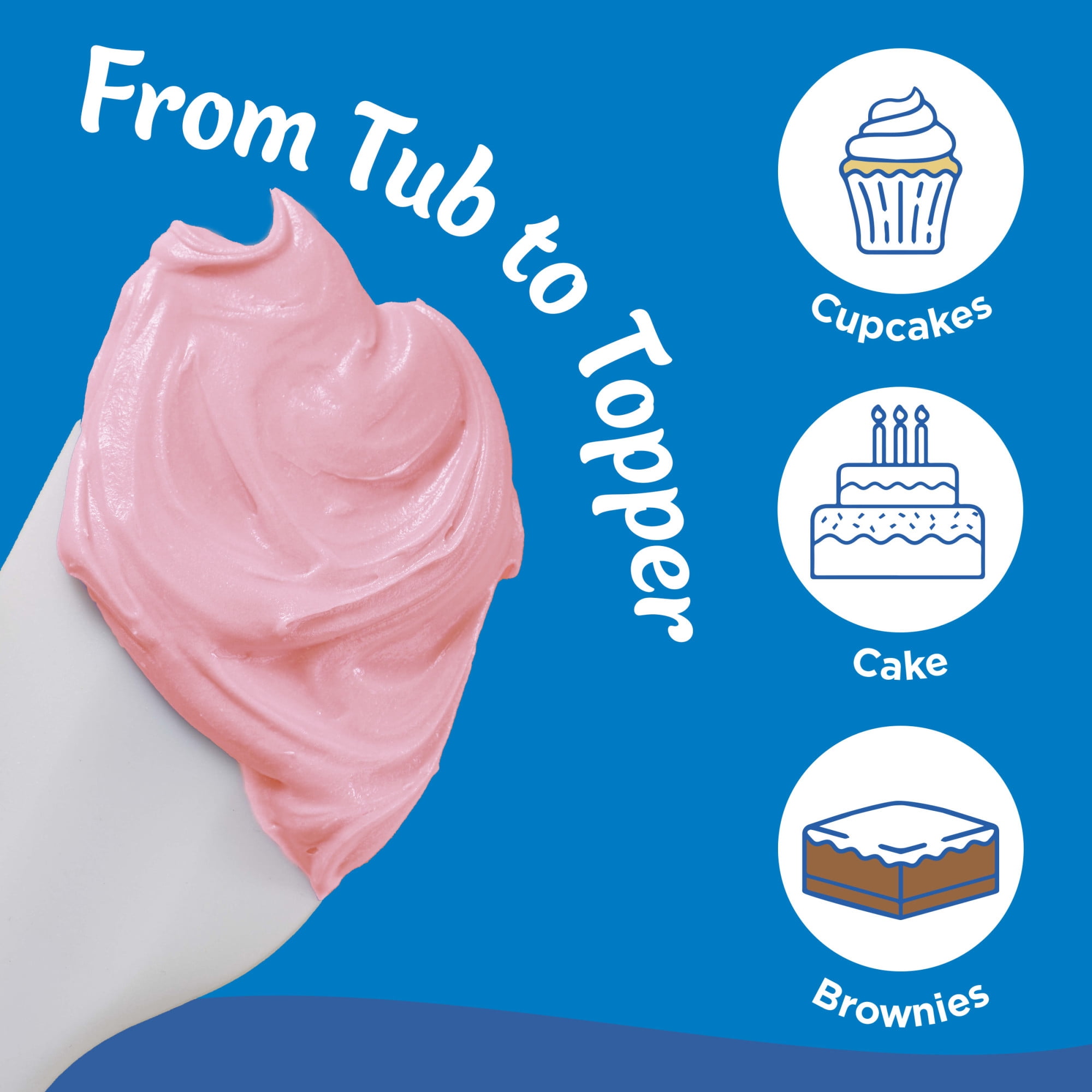 Pillsbury Creamy Supreme Strawberry Frosting, 16 oz Tub