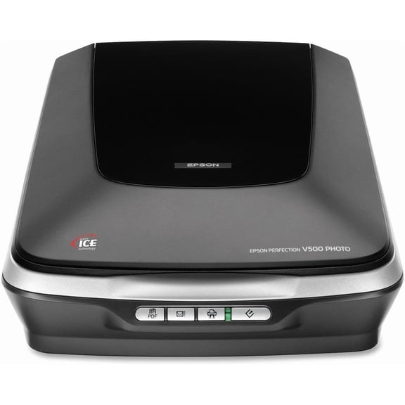 Restored Epson Perfection V500 Photo Scanner – High-Resolution Film & Photo Scanning, USB Connectivity (P/N: B11B189011) (Refurbished)