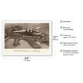 thumbnail image 2 of The China Clipper (Martin M-130) - San Francisco 1936 - Vintage Aviation Poster by Clyde Sunderland - Fine Art Rolled Canvas Print 27in x 40in, 2 of 4