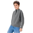 thumbnail image 6 of Ruyang Boys Half Zip Sweatshirt School Preppy Quarter Zip Pullover Tops Spring Long Sleeve Trendy Athletic Sweatshirts, 6 of 9