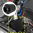 thumbnail image 2 of Pond Filters Clearance Dry Engine Air Filter Automatic Air Intake Filter Replacement Dry Air Filter 76Mm High Flow Air Filter High Performance Filter Improve Engine Power and Thermal Response Bl, 2 of 7