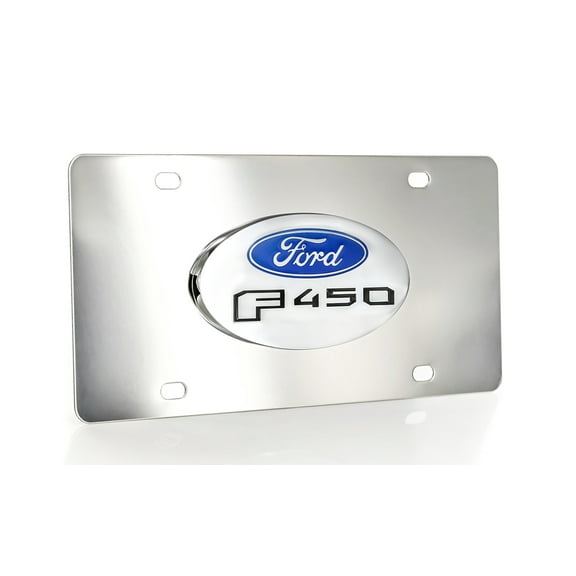 Ford F 450 Chrome Decorative Vanity License Plate