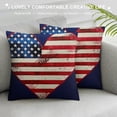 thumbnail image 3 of Creowell 4th of July Throw Pillow Covers, Patriotic USA Love Summer Farmhouse Holiday Independence Memorial Day Cushion Case for Home Sofa Couch Decoration, 3 of 5
