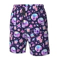 thumbnail image 4 of Fotbe crystal Skull flower cool Trajes de Baño Estampados para Hombre, Shorts de Verano de Secado Rápido, Ropa de Playa, Bañadores-Large, 4 of 6