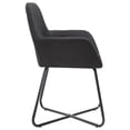 thumbnail image 3 of vidaXL Dining Chairs Accent Arm Chair with Metal Legs for Living Room Fabric, 3 of 174