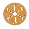 thumbnail image 1 of Dvkptbk Coasters Wood Hollowed Wooden Cup Mat Table Mat Pot Mat Bowl Mat Kitchen Gadgets, 1 of 7