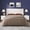 White flannel, variant on COZONY King Size Upholstered Bed Frame with Wingback Headboard, Wood Slat Support, No Box Spring Needed, White Flannel