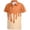 Orange, variant on Boys Short Sleeve Polo Shirts Ice Cream Graphic Print Collared Golf Shirts Funny Preppy Uniform Kids Summer Pullovers