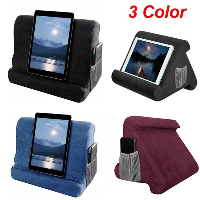 Nouveau Support de Genoux Oreiller Souple Multi-Angle pour IPad Tablette Liseuses Porte-Revues
