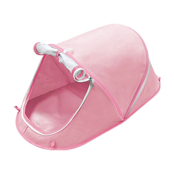 OCCOA Foldable Pet Tent Portable Outdoor Camping Shelter Waterproof Lightweight Quick Setup for Cats Dogs Travel Picnic Beach, Pink