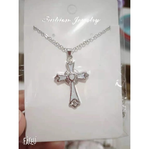 Cross Pendant Necklace for Women Jewelry Valentines Day