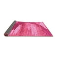 thumbnail image 2 of Ahgly Company Indoor Square Abstract Pink Modern Area Rugs, 4' Square, 2 of 4