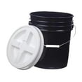 thumbnail image 5 of CoudarTitie 20L Bucket Pail Storage Container with Handle Portable Airtight Barrel Pail with Seal Lid for Household Gardening Car Washing, 5 of 9