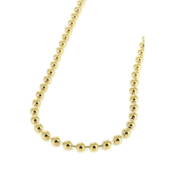 Gold Chain - Womens Dog Tag Chain 10K/14K Gold