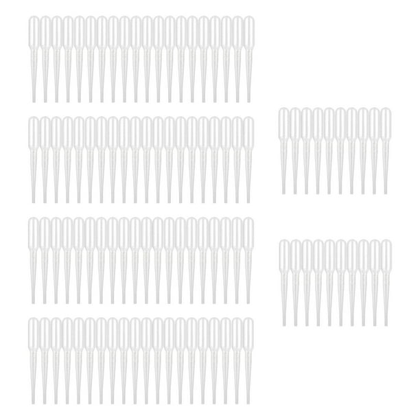 100 pipetas de transferencia con gotero desechables para pruebas, mini accesorios portátiles 1ml