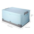 thumbnail image 3 of Foldable Storage Box, ROSELIFE Student Books Storage Box, 18.5" X 13.5¡° X9.0¡±, Large,Blue, 3 of 8