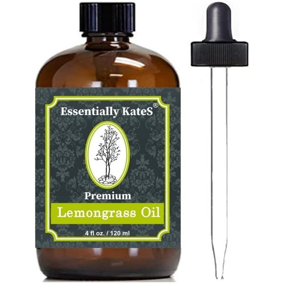 Aceites esenciales Essentially KateS (aceite de hierba de limón de 4 onzas líquidas)
