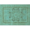 thumbnail image 1 of Ahgly Company Indoor Rectangle Abstract Light Blue Modern Area Rugs, 8' x 12', 1 of 4