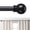 black, variant on AEASKIEY White Curtain Rods for Windows 28-124'', 5/8'' Metal Curtain Rod Set, Heavy Duty Winbdow Curtain Rod with Brackets
