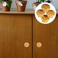 thumbnail image 5 of MRLESS 4 Wood Cabinet Knobs Round Mushroom Drawer Pull Handle with Screws, 5 of 7