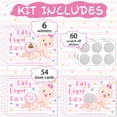 thumbnail image 3 of 60 PCS Baby Shower Scratch off Game Funny Raffle Cards Baby Shower Party Games Decorations, 3 of 6