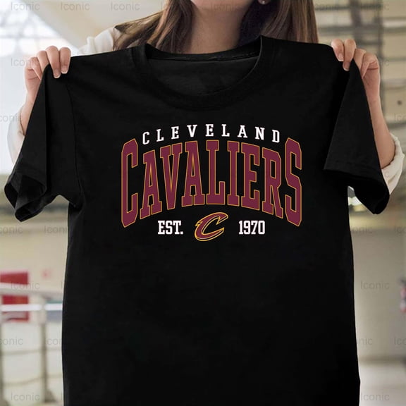 Iconic92 Vintage Cleveland, Basketball, Cavalier Graphic Image Fun T-Shirt , for Unisex, up to size 5XL