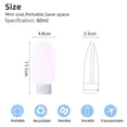 thumbnail image 2 of Leak Proof Travel Bottles - Travel Containers for Travel Size (3 Piece Travel Bottle Set), 2 of 5