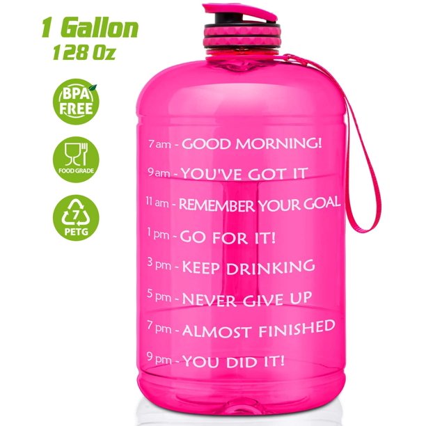 Gallon Water Bottle Portable Water Jug Fitness Sports Daily Water