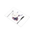 thumbnail image 3 of MKHERT Cute Fashion Hipster Animals Pets Deer Placemats Table Mats for Dining Room Kitchen Table Decoration 12x18 inch,Set of 6, 3 of 4