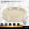 thumbnail image 6 of Disposable Paper Plates Ivory, 6 3/4 Inches Paper Dessert Plates, Strong and Sturdy Disposable Plates for Party, Dinner, Holiday, Picnic, or Travel Party Plates, Pack of 50 - By Amcrate, 6 of 6