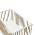 thumbnail image 4 of Graco Teddi 5-in-1 Convertible Baby Crib, White with Driftwood, 4 of 13