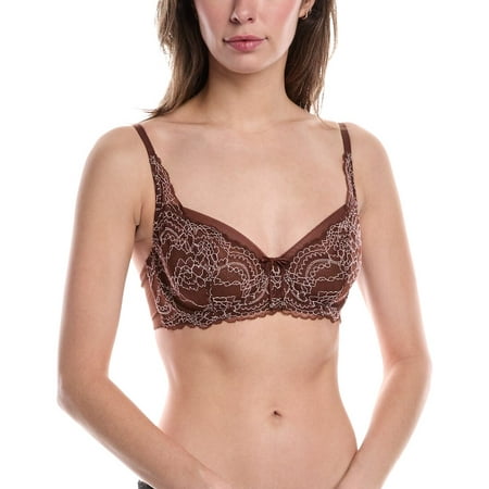 Skarlett Blue womens Minx Balconette Bra  32D  Brown