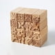 thumbnail image 1 of Herramientas de Cerámica NQ Sellos de madera natural 16 piezas / juego, 1 of 5