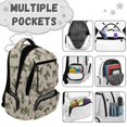 thumbnail image 3 of KUIFORTI Green Deer Camo Bookbag with Lunch Box Kid School Bag Set 4Pcs Boys Backpack Pencil Pouch Water Bottle Sleeve for Elementary School Students Back to School, 3 of 7