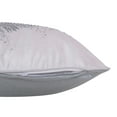 thumbnail image 3 of Ox Bay Mabel Abstract Glam Polyester Hand Woven Lumbar Pillow, Ivory/Silver, 16" x 24", 3 of 11