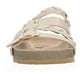 thumbnail image 3 of Sandalias Tropicana Crema Correas Trenzadas Para Niña cafe 24.5 MX, 3 of 4