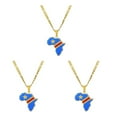thumbnail image 2 of Justharion Se Démarquer avec la Mode Afrique Carte Pendentif Collier Déclaration Pièce Colliers Congo 3Set, 2 of 6