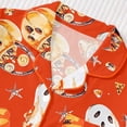 thumbnail image 4 of Halloween Theme Button Down Short Sleeve Pajama For With Lace Trim Short Pants Comfortable Home Wear, 4 of 8