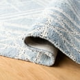 thumbnail image 5 of SAFAVIEH Micro-Loop Randall Geometric Area Rug, Light Blue/Ivory, 5' x 5' Square, 5 of 8