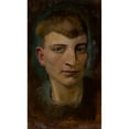 thumbnail image 2 of Ladislav Mednyánszky 12x18 Gold Ornate Wood Frame and Double Matted Museum Art Print Titled - Head of Emaciated Boy (1880-1900), 2 of 4