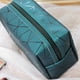 thumbnail image 3 of Bolsas de maquillaje de cuero PU con bolsa de cosméticos con cremallera para viaje femenino (verde) Sywqhk Cuidado Belleza, 3 of 8