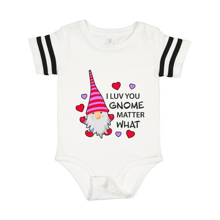 

Inktastic I Luv You Gnome Matter What with Gnome and Hearts Gift Baby Boy or Baby Girl Bodysuit