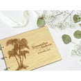 thumbnail image 6 of Darling Souvenir Personalized Engraved Laser Cut Wedding Guest Book Wooden Cover Sign-in Book Registry Guestbook Scrapbook-TG, 6 of 7