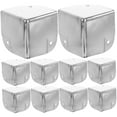 thumbnail image 4 of LEORX 10Pcs Silver Iron Corner Covers for Wooden Boxes and Furniture Decoration 2x2x2in, 4 of 8