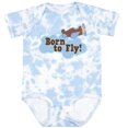 thumbnail image 3 of Inktastic Airplane Future Pilot Born to Fly Boys Baby Bodysuit, 3 of 5