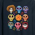 thumbnail image 3 of Coco - Musical Skulls  - Men's Long Sleeve T-Shirt, 3 of 5