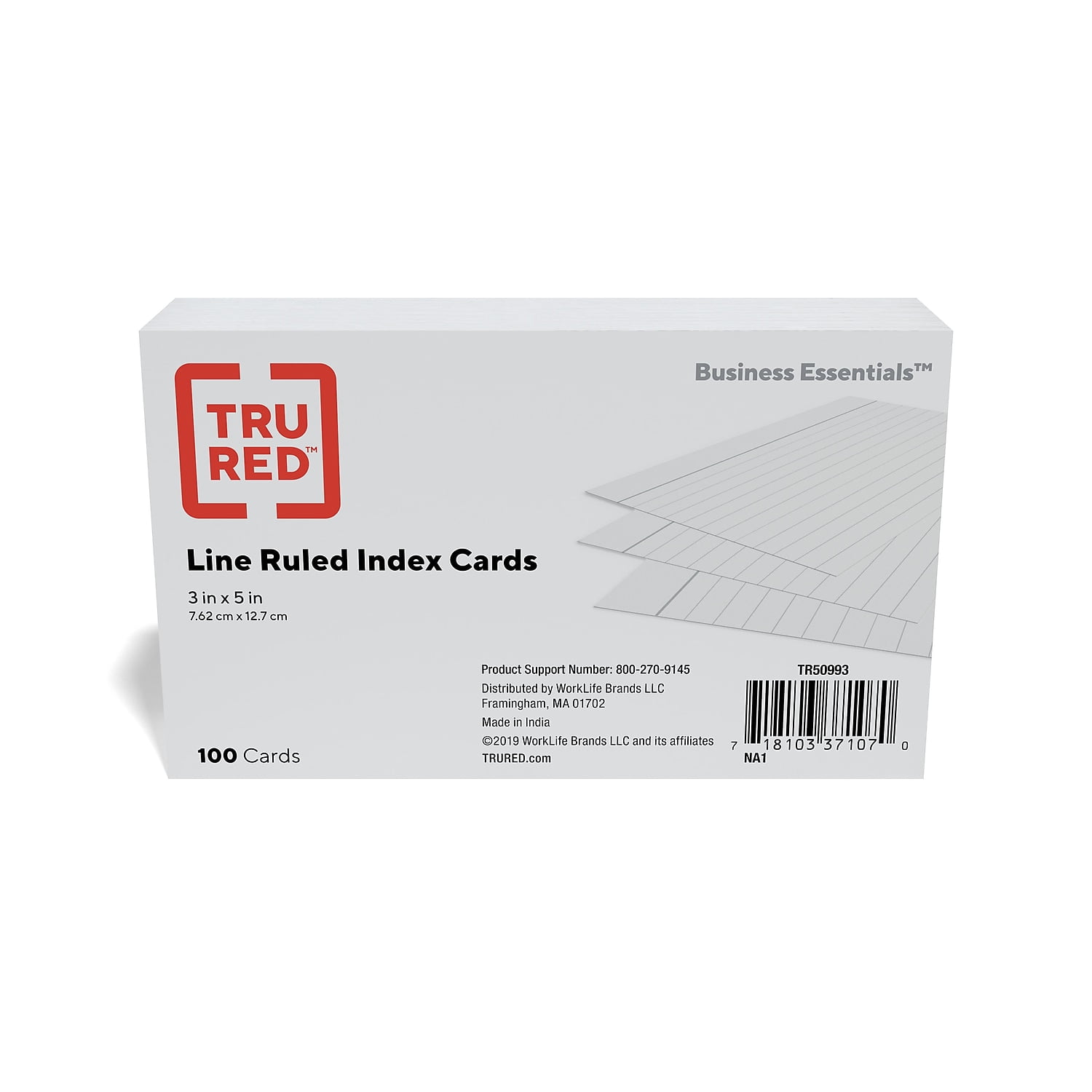 Business & Industrial Office Mead Index Cards Ruled 3in X 5in 100 Ct