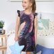 thumbnail image 4 of Fotbe Dragon Vestido de Dormir para Niñas de 3 a 10 Años, Mangas Cortas, Estilo Princesa, Pijama Camisón con Mangas Voladas-Small, 4 of 6