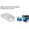 thumbnail image 3 of LINLIN Wireless Mouse, 2.4G Portable Mouse with Rechargeable Wireless USB Mouse for Notebook, PC, Laptop, Computer, Macbook, 3 of 7
