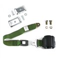 thumbnail image 1 of Ceinture de Sécurité Rétractable à Boucle Standard Verte à 2 Points avec Plaque Plate, 1 of 1
